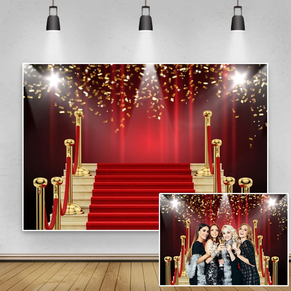 Renaiss 2.7x1.8m Alfombra roja Fondo de fotografía Destacar Podio Telón de Foro Niños Adulto Casa Fiesta Decoraciones Estrella de Cine Evento Pancarta Accesorios de Estudio fotográfico — view 5