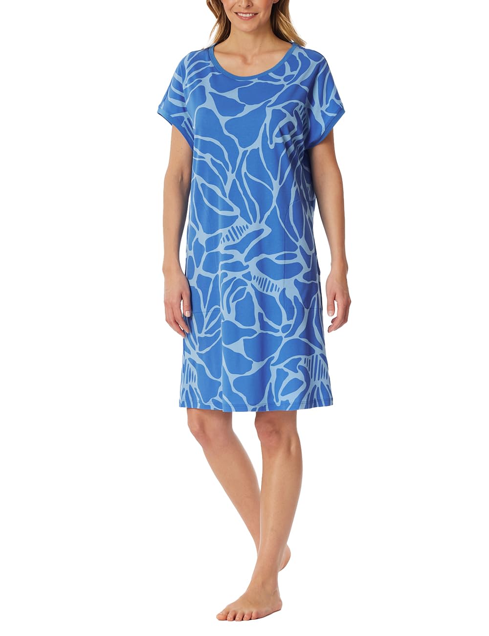 Schiesser Koszulka nocna Kobiety Schiesser Damen Nachthemd Kurzarm - Modern Nightwear