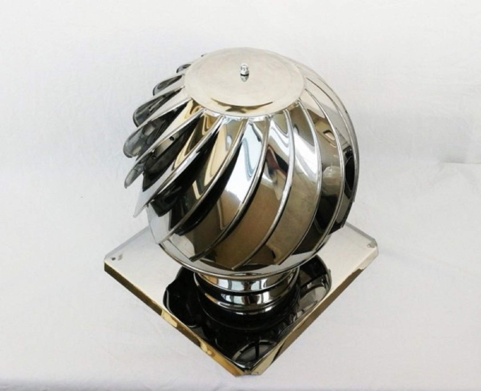 Schornsteinabdeckung Schornsteinhaube Schornsteinaufsatz Kaminplatte Kaminhaube Kaminaufsatz Kaminhut Schornsteingrundplatte Kaminhut (180mm 24x24 cm)