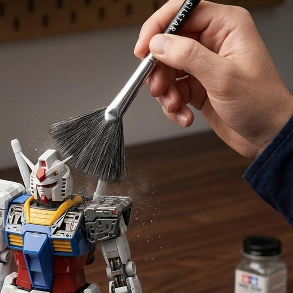 SILSTAR Anti Static Brush - Clean Models & Figures -12 SILSTAR Anti Static Brush - Clean Models & Figures -12