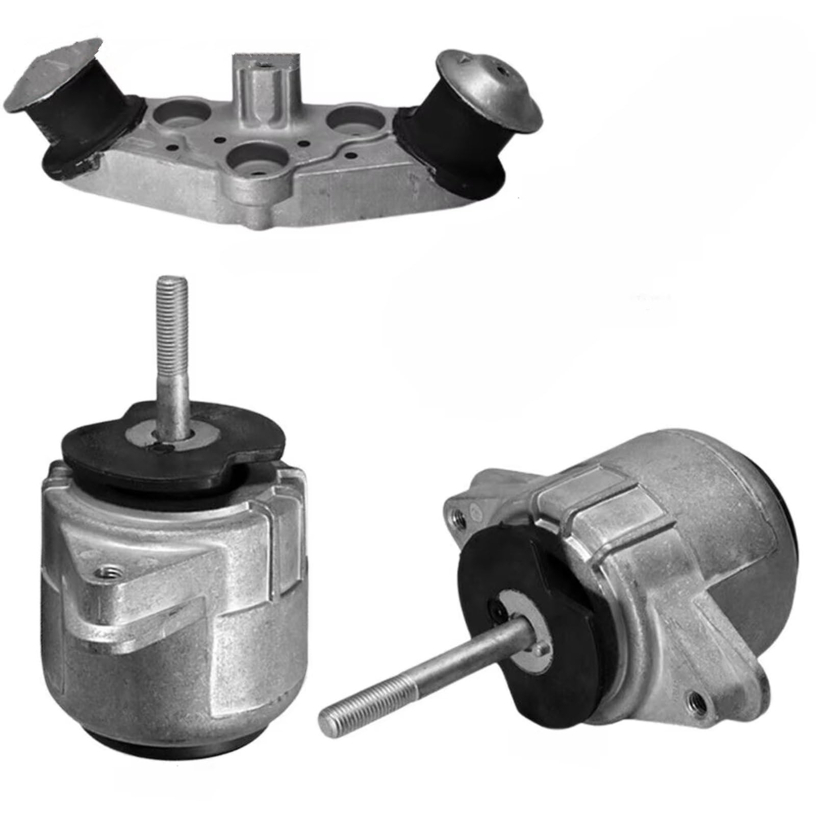 Car Engine Mounts Compatible with Porsche for Panamera 2014 2015 2016 3PCS Engine Motor Transmission Mount Bracket Support 94837506100 94837506200