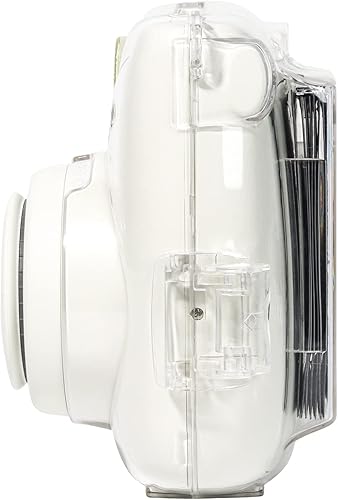 Miniatura 4 de Rieibi Mini 7+ - Funda de cristal transparente para cámara instantánea Fujifilm Mini 7 Plus, versión mejorada con correa de hombro extraíble