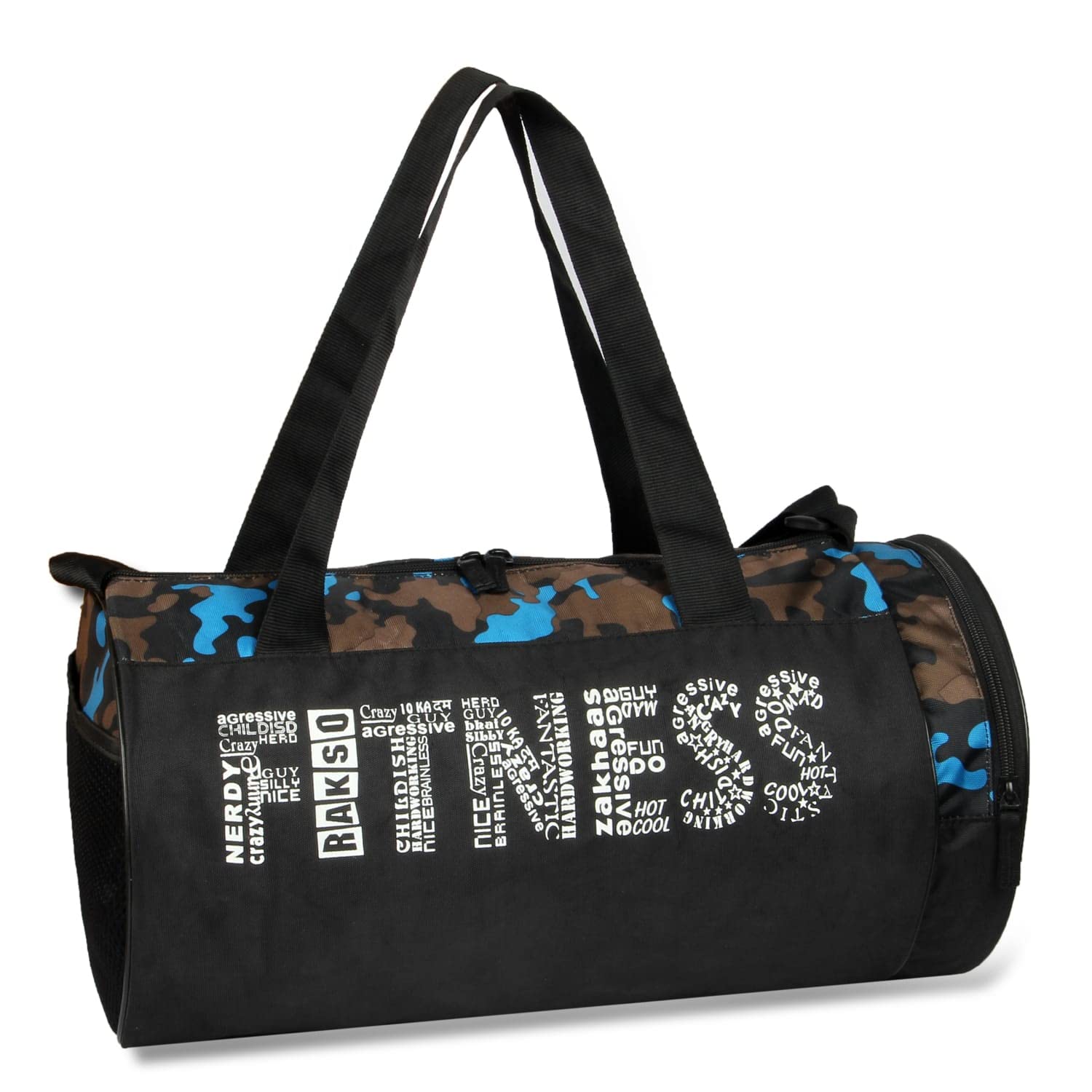 rakso Polyester Jungle Blue Stylish Sports Duffel Gym Bag for Men, Women, Boys, Girls Large,Medium,Small Duffel Bag with Shoulder Bag Lightweight for Training Travel Waterproof Bag Combo for Workout-picture-52