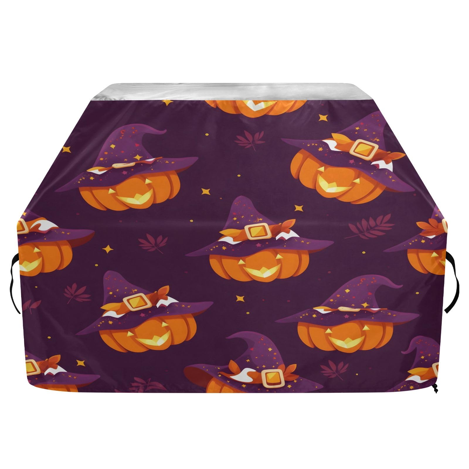 Copertura per barbecue impermeabile di alta qualità, resistente allo sbiadimento, resistente, adatta per griglie fino a 25 cm di larghezza, con cappello magico e zucca