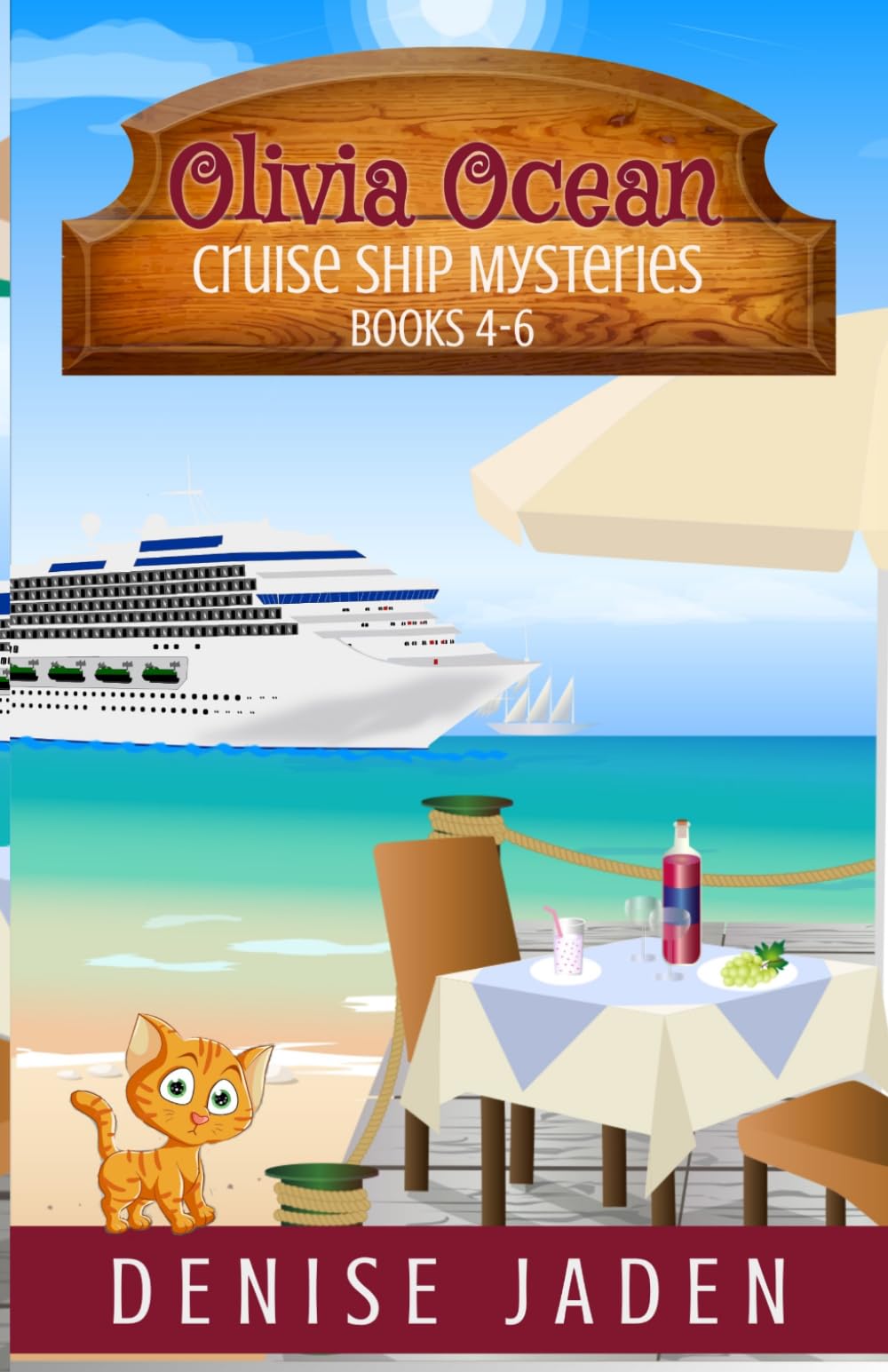 Olivia Ocean Cruise Ship Mysteries (Books 4-6): A cruise ship full of secrets and a cat who knows too much