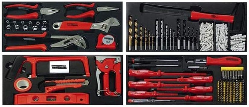 Mannesmann Roller Cabinet/Detachable Toolbox with Assorted Tools