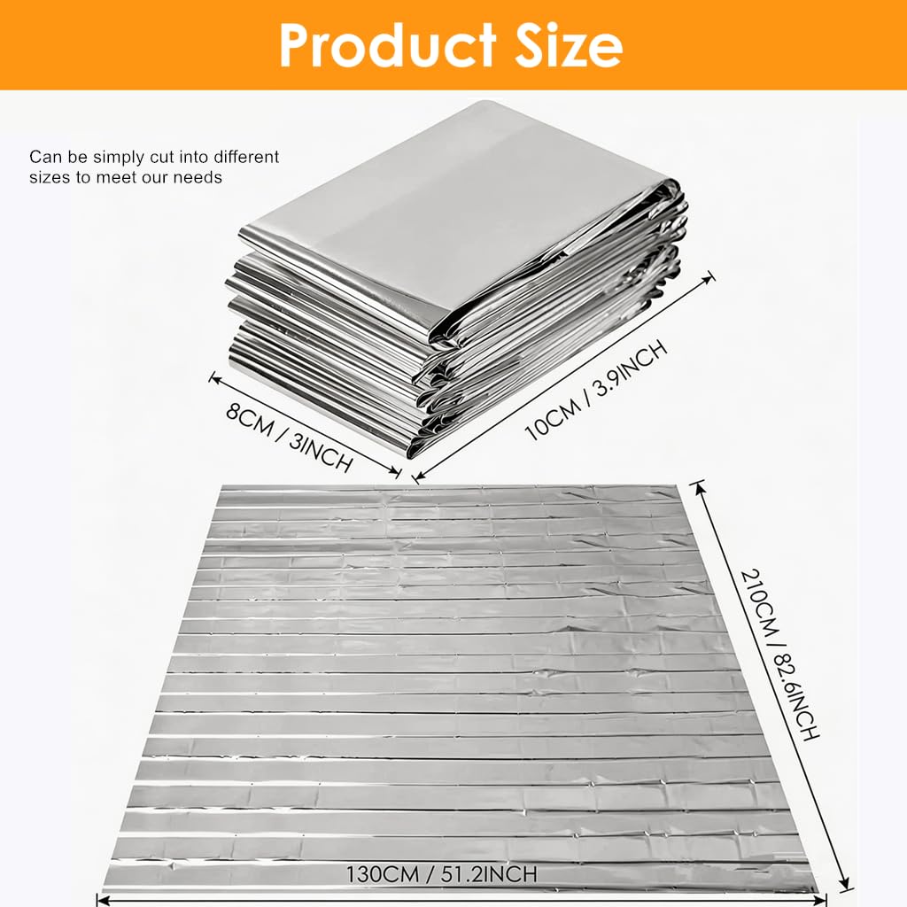 Film réfléchissant de Plante en Argent 2Pcs, Feuille de Couverture réfléchissante à Effet de Serre à Effet de Serre plantant des raccords 210 * 120cm