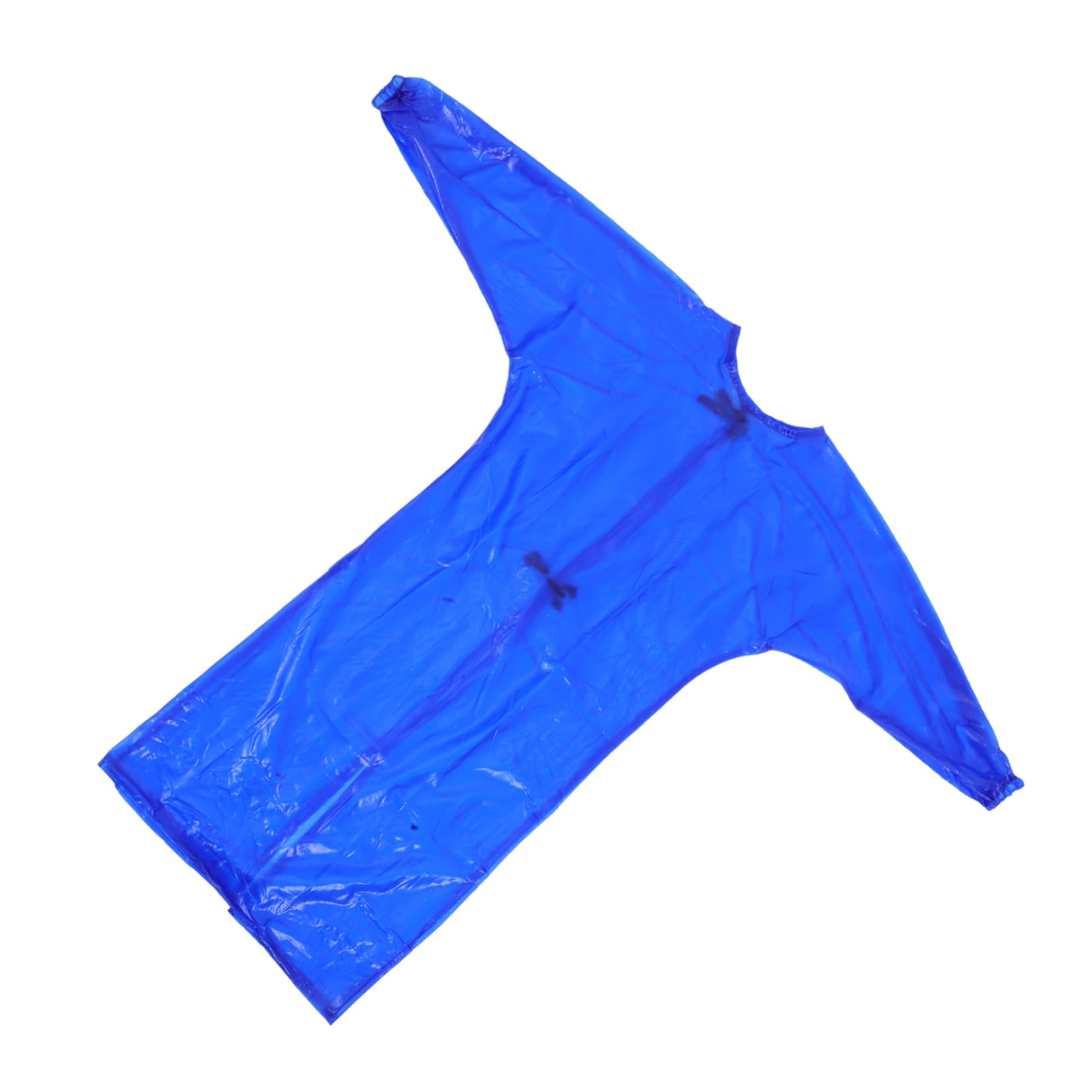 Grembiule da Lavoro PVC a Maniche Lunghe Blu Grande