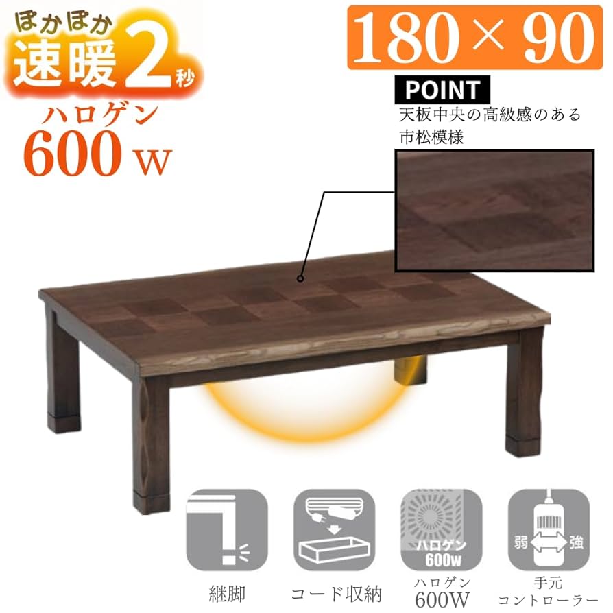 Amazon.co.jp : 速暖 2秒 ハロゲンヒーター こたつ コタツ