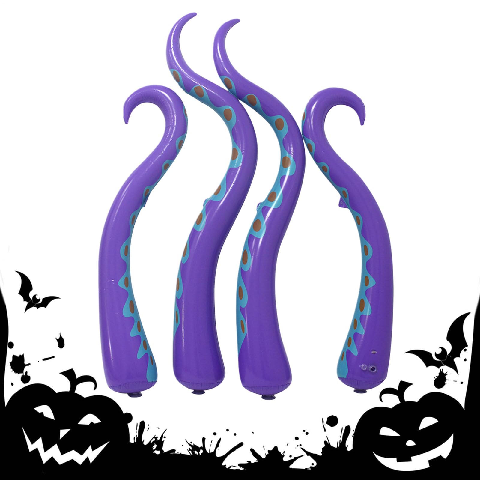 Tentacules gonflables Halloween 3D pour effrayer vos voisins au jardin