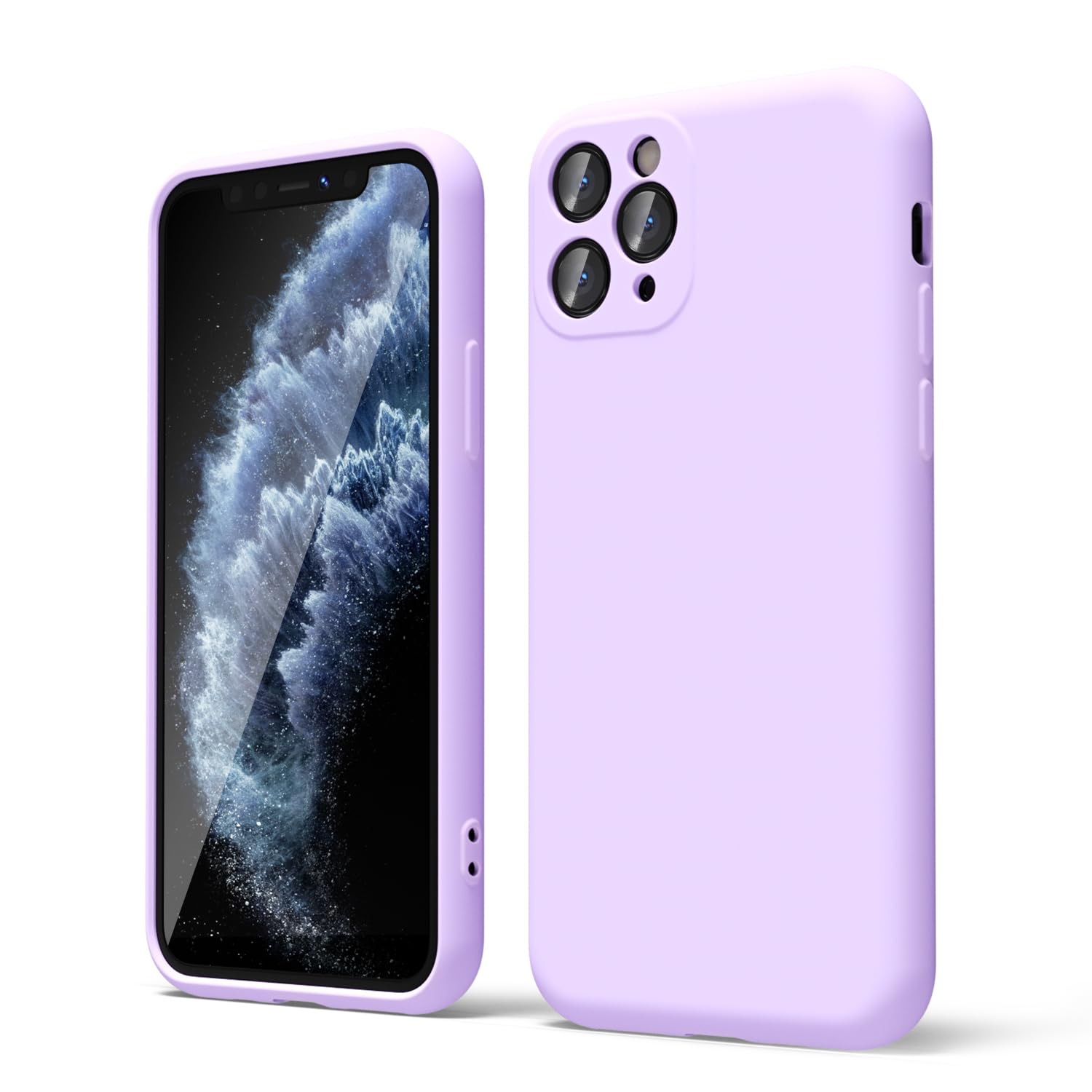 oakxco for iPhone 16 Pro Max Case Liquid Silicone, Soft Rubber Gel Elegant Aesthetic Basic Simple Cover, Cute Thin Slim TPU Matte Solid Color Plain Smooth Case for Women Girl, Light Pink — view 930