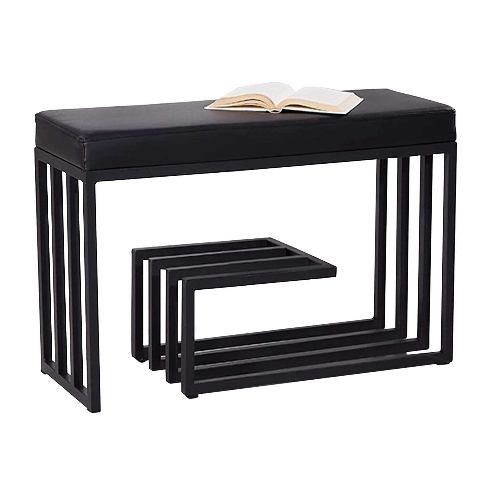 Banc à chaussures 2 niveaux pour optimiser le rangement de l'entrée et éliminer le désordre