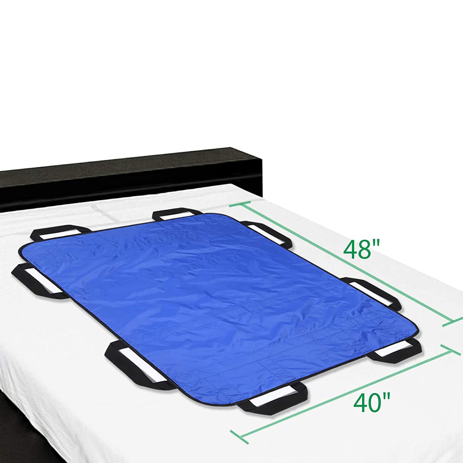 Almohadilla De Cama De Posicionamiento 43"X 27", Almohadilla De Cama De Posicionamiento con Asas,para Levantar, Girar, Mover Y Reposicionar A Pacientes Ayudar Al Paciente Vuelta