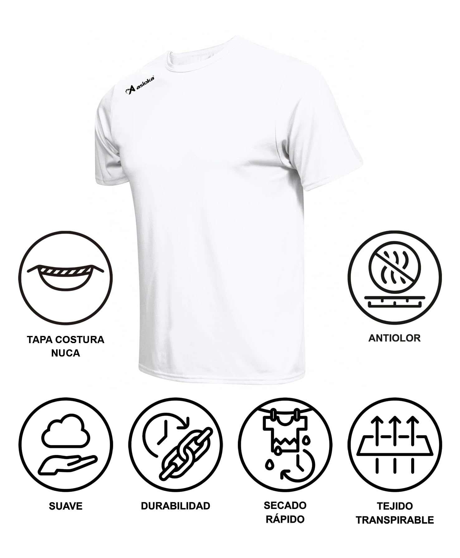 Camiseta Deporte Adulto Unisex Manga Corta Mesh | Ropa Deportiva Verano Transpirable Secado Rápido | Camisetas Gimnasio Entrenamiento Casual Fitness