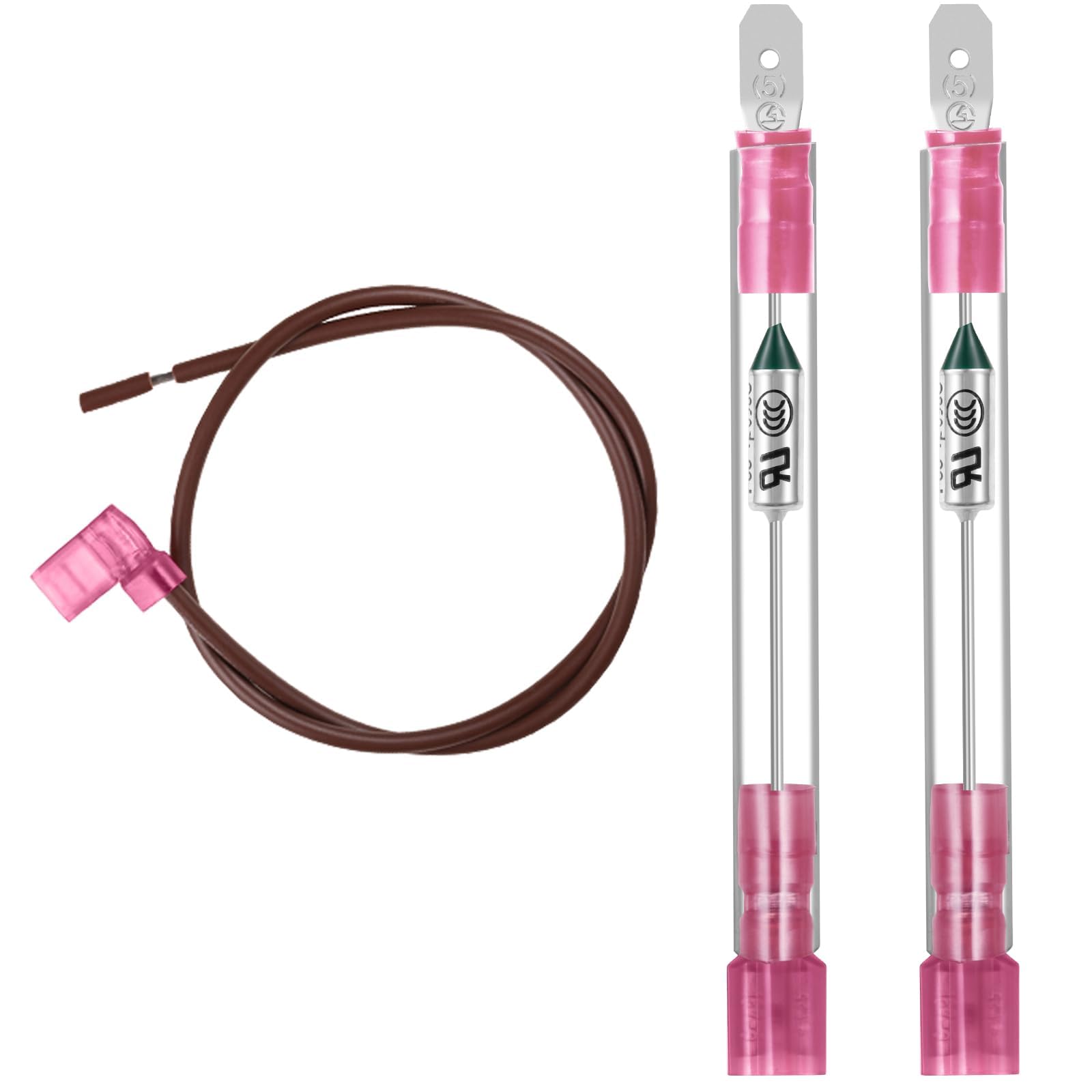 Kit de corte térmico para calentador de agua de RV, repuestos, fusible térmico compatible con los modelos Atwood 91447 y 93866, GCH6 4E, GCH6 6E, G6A 7E, G6A 8E, GC6AA 9E, GCH10A 2E, G610 3E, GH610 3E, serie XT (2 unidades)