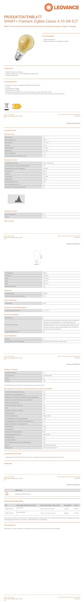 LEGRAND, Starter Pack Smart Lighting, Lampadina Intelligente Dimmerabile (WiFi), Controllo Vocale (Alexa, Apple, Google), Lampadina Vintage, Plug'n'Play, Valena Life w. Netatmo, Alluminio, 199309