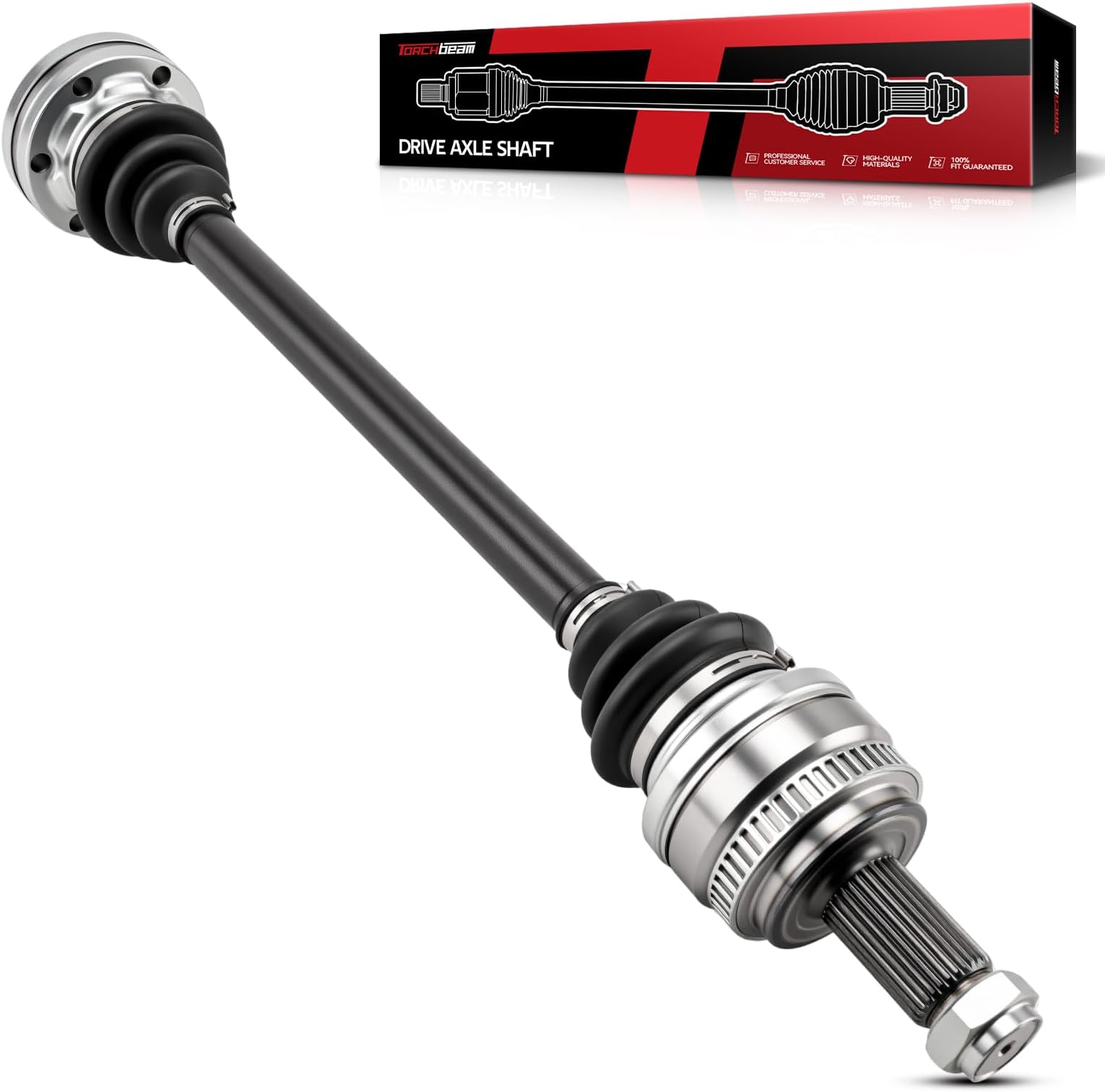 Torchbeam CV Axle Shaft Assembly Compatible with 2004 2005 2006 2007 2008 2009 2010 BMW X3, Rear Left CV Axle NCV27060