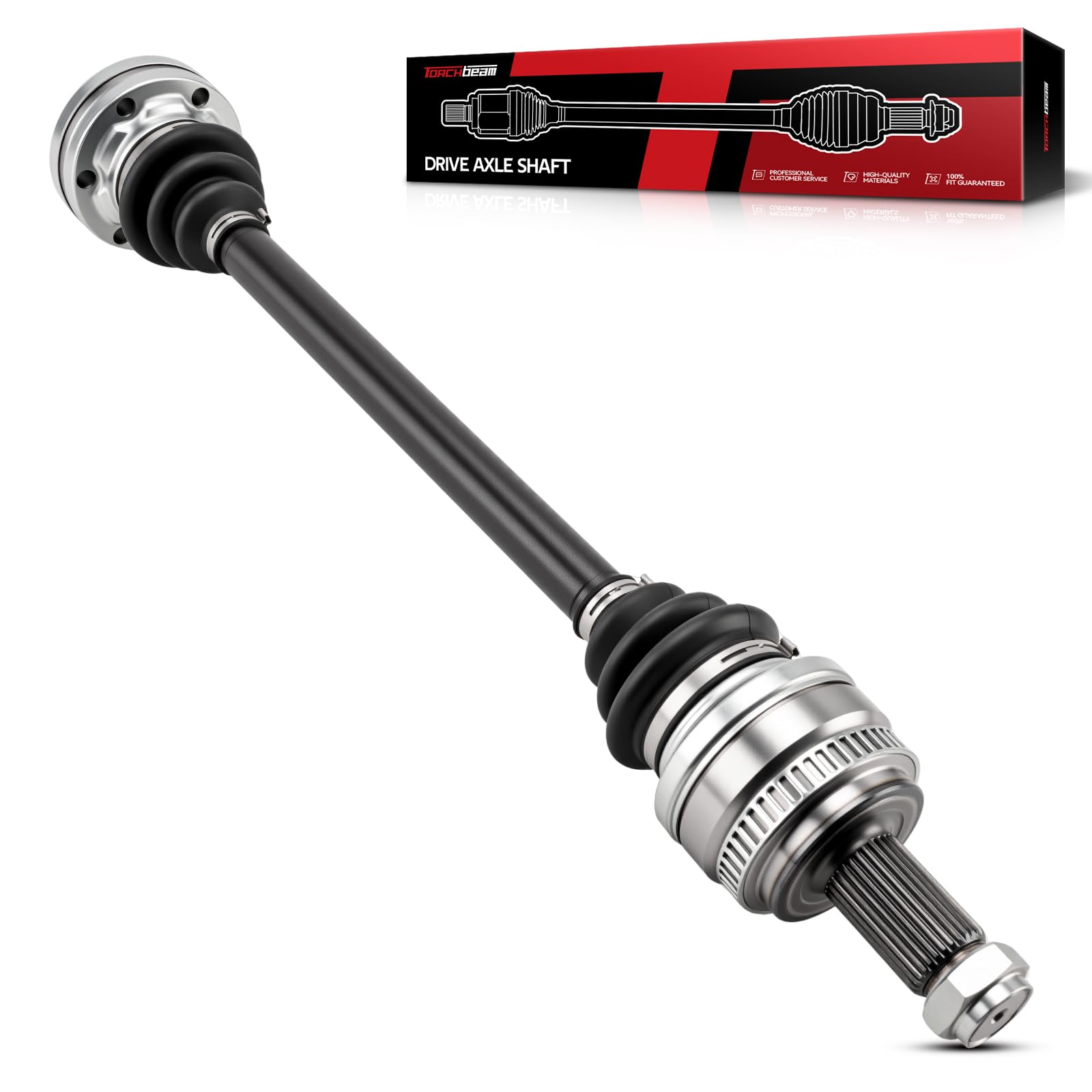 Torchbeam CV Axle Shaft Assembly Compatible with 2004 2005 2006 2007 2008 2009 2010 BMW X3, Rear Left CV Axle NCV27060