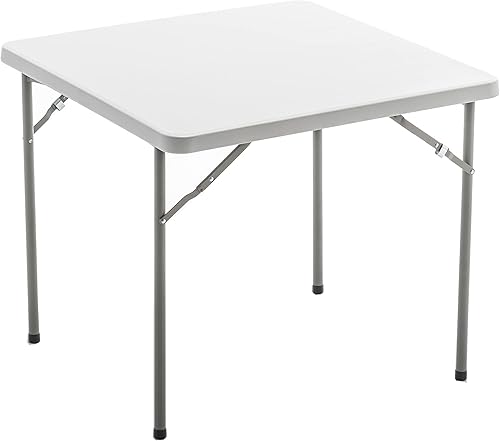 Miniatura 5 de BTEXPERT Juego de mesa plegable cuadrada de 5 piezas mesa de 34 pulgadas 4 elegantes sillas para adultos para juegos de mesa noches reuniones