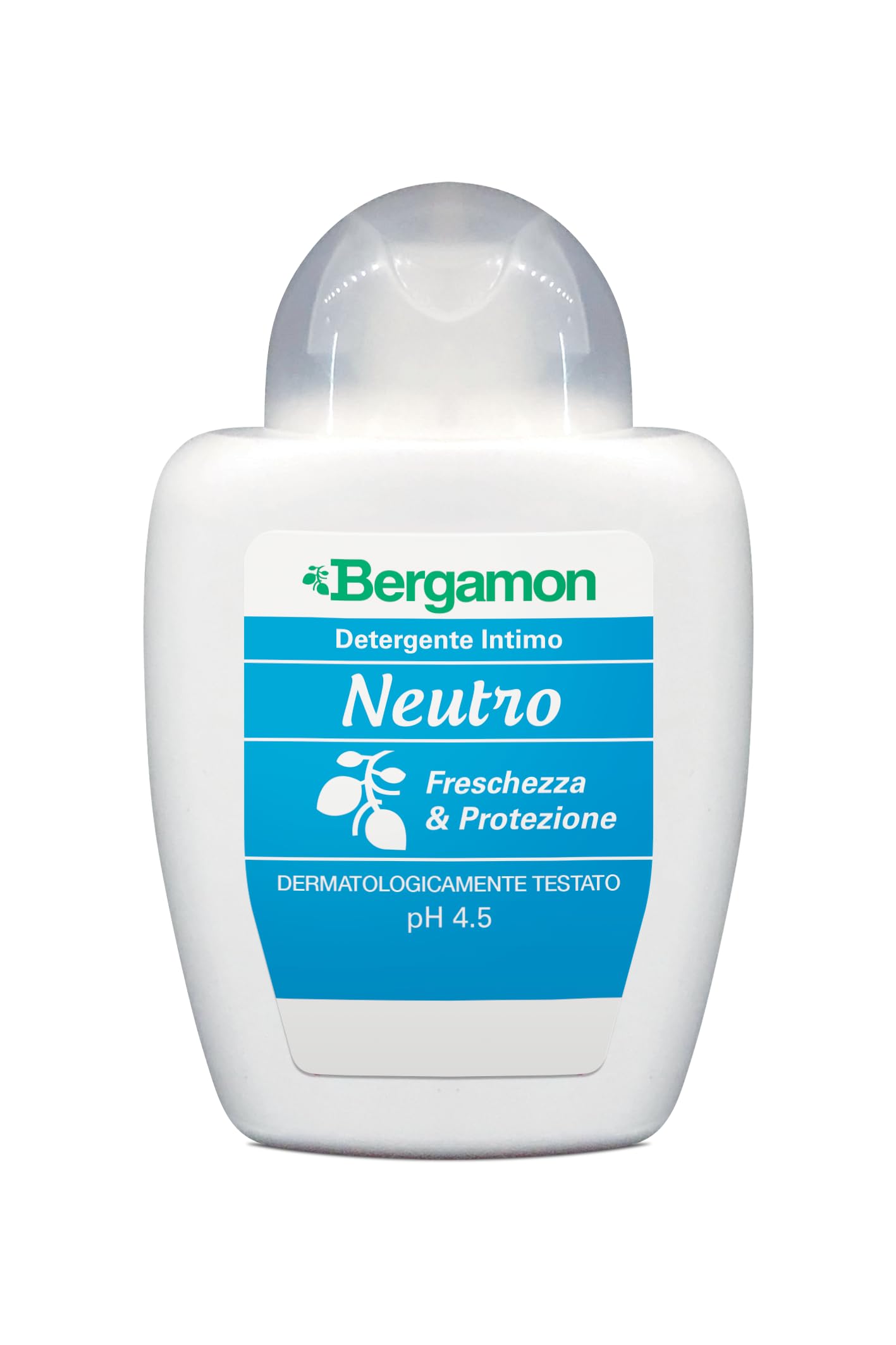 Bergamon Neutro - Freschezza & Protezione, Detergente Intimo, pH 4.5, 200 ml