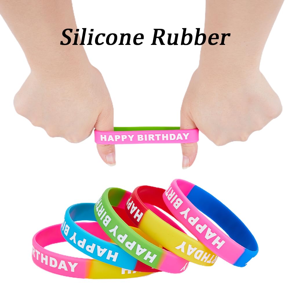 GORGECRAFT Lot de 30 bracelets en silicone de couleur unie vert gazon Bracelets en caoutchouc Basketball Imperméable Léger Élastique Bracelet de sport pour football, gym, sport, fête