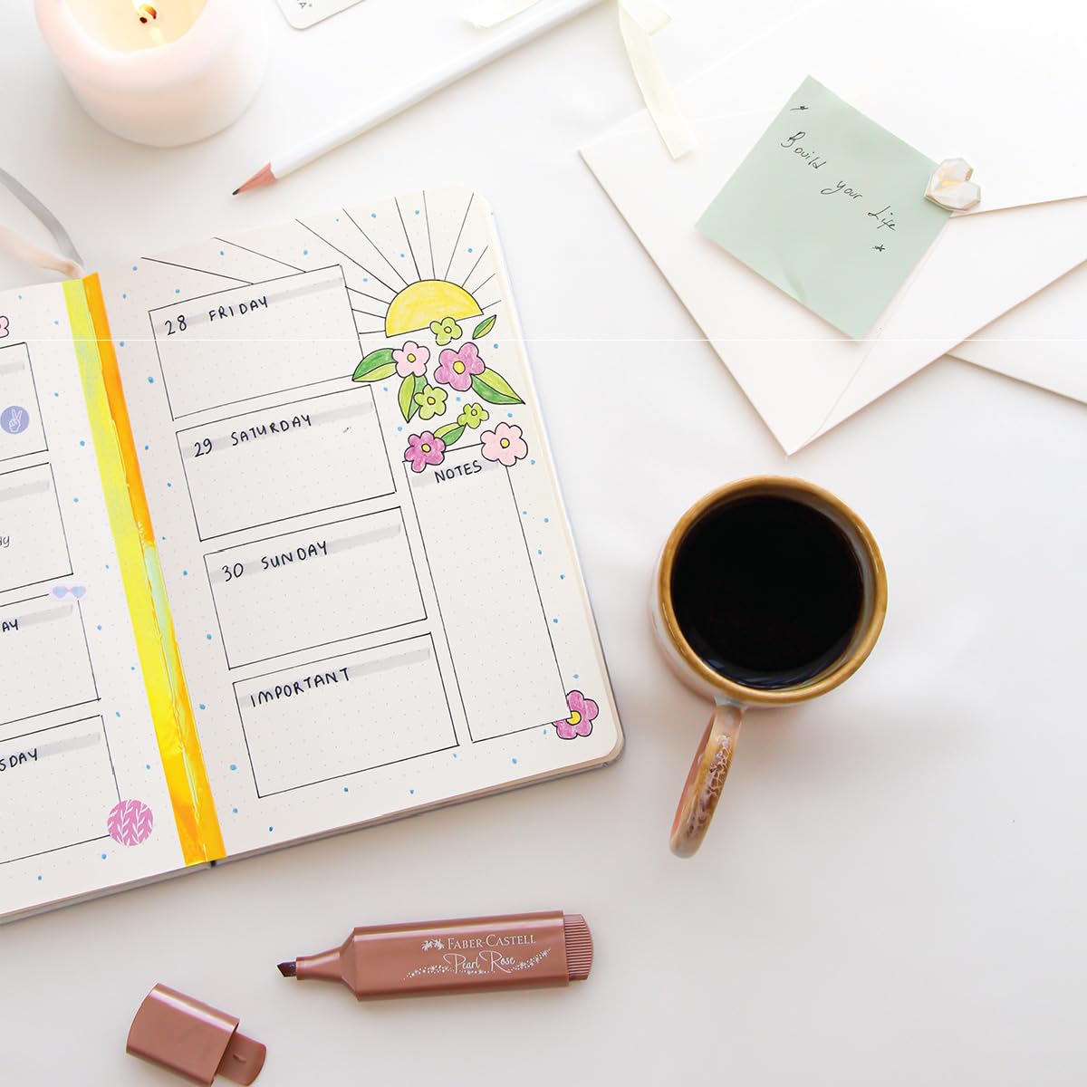 A5 Bullet Journal Noktalı Defter 140 gr. 80 Yaprak Cappuccino