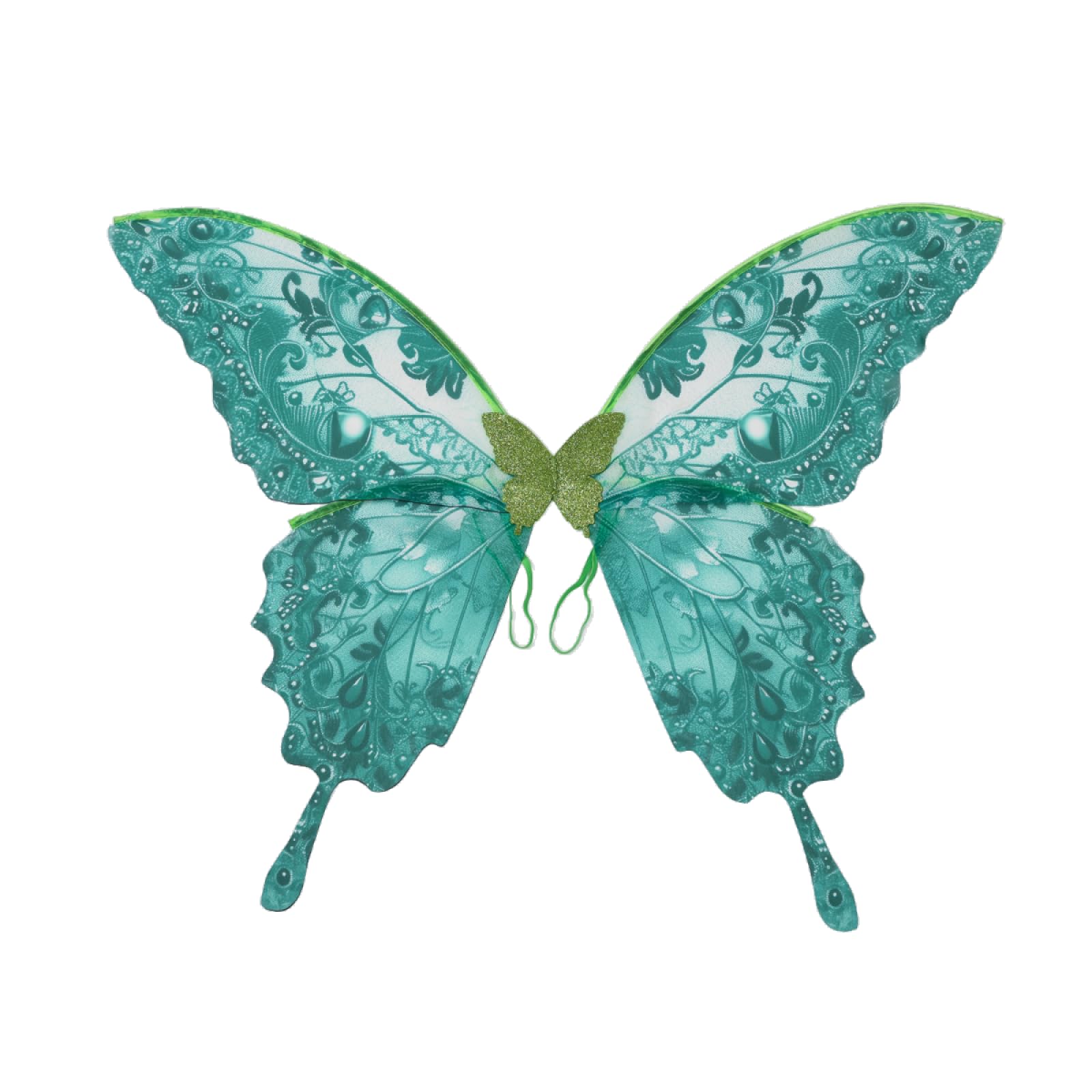 Fairy Wing for Adult Women Halloween Butterfly Wing Costume (Green, M)
