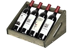 MOOACE Wine Rack Countertop: Showcase Your Wines with Natural Elegance