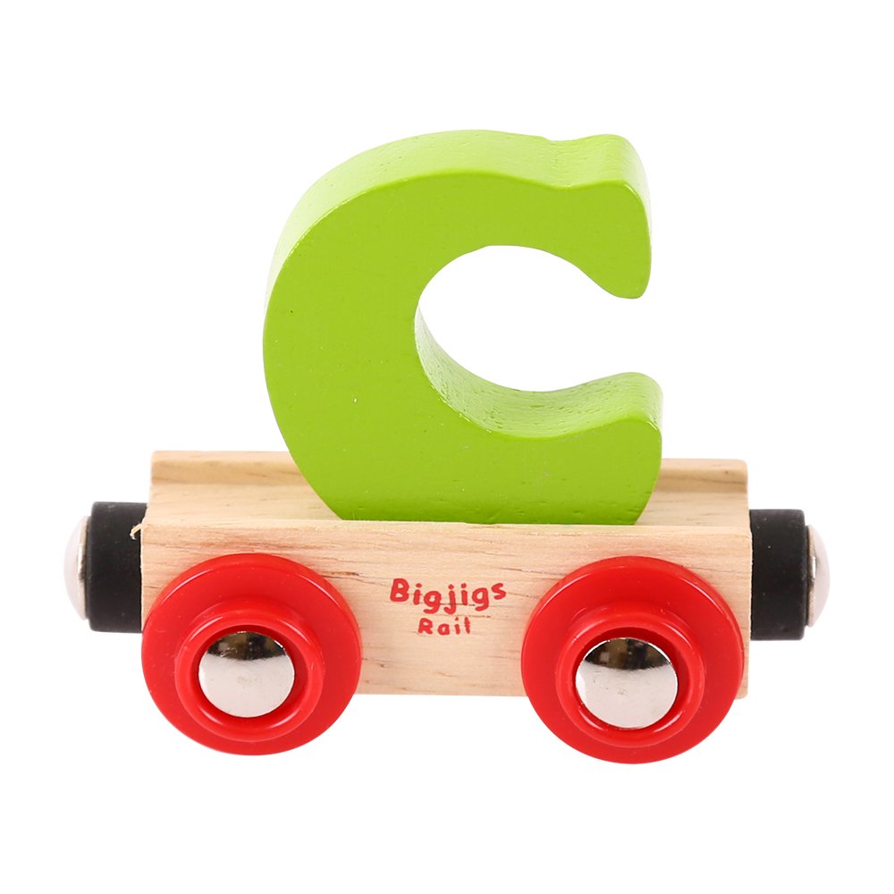 Bigjigs Rail Rail Name Letter C (Green) — image 1