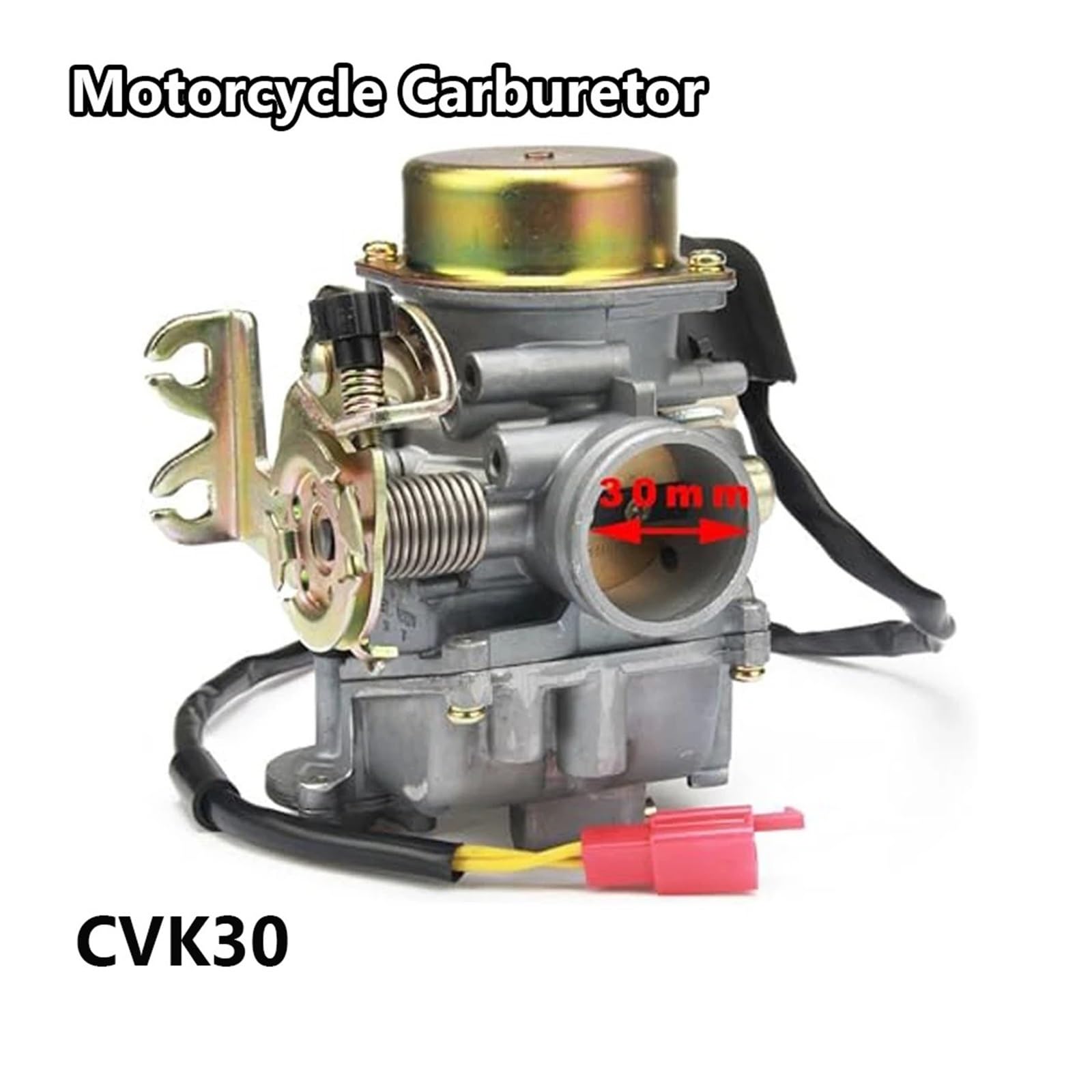 Carburatore Carb Kit Carbu Carburatore Per Moto CVK30 Da 30 Mm Per Scooter ATV UTV GY6 150 Cc 200 Cc 250 Cc Bici Da Strada Scooter Moto Fuoristrada