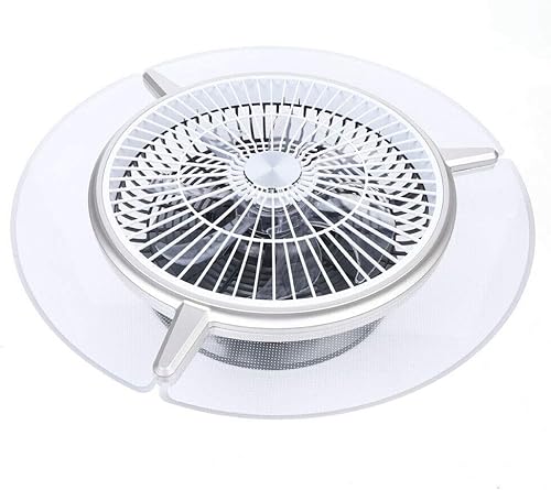 Miniatura 3 de DNYSYSJ Ventilador de techo con kit de luz LED regulable de 22 pulgadas, lámpara moderna de velocidad de viento ajustable, ventilador de techo LED