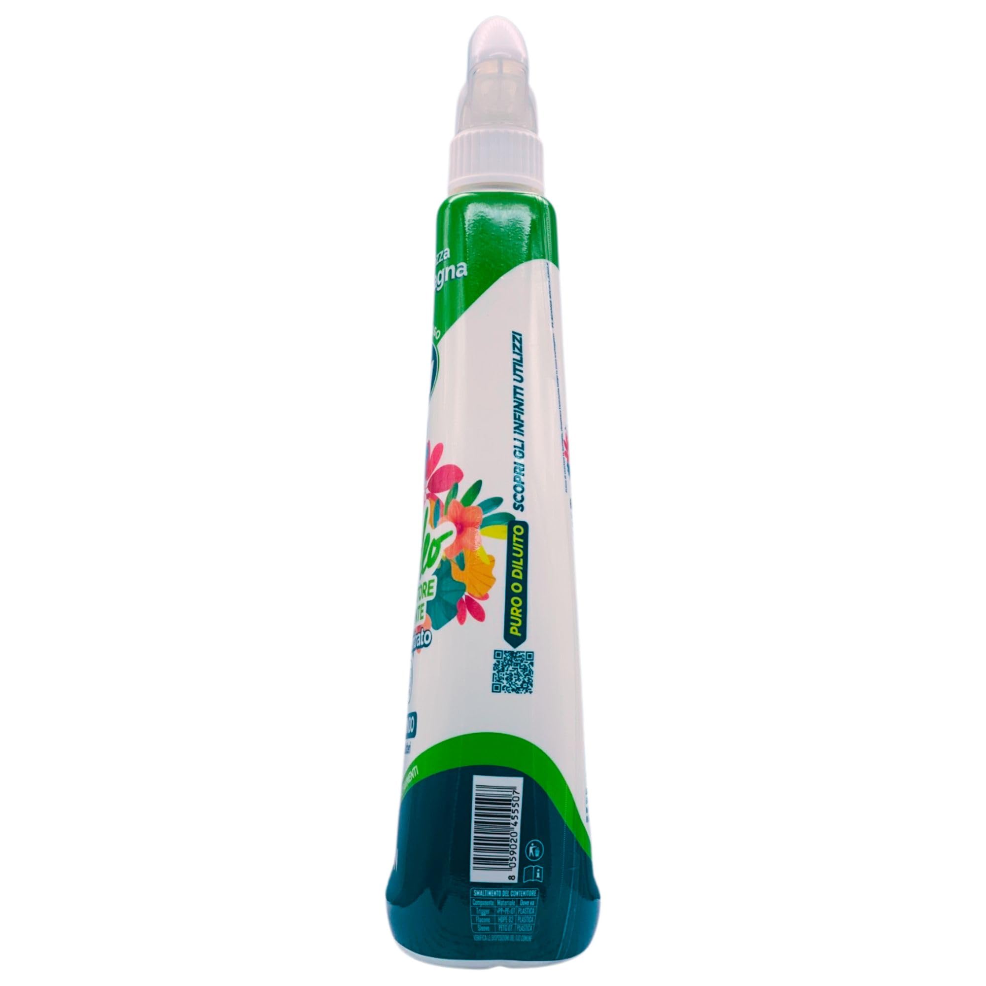 Detergente Multiuso Spray, Il Profumatore Igienizzante Superconcentrato, FRESCHEZZA DI MONTAGNA. Deterge a Fondo, Rimuove Germi e Batteri, 48h Di Pulito Profumato 750ml (6 Spray) + Panno In Lattice