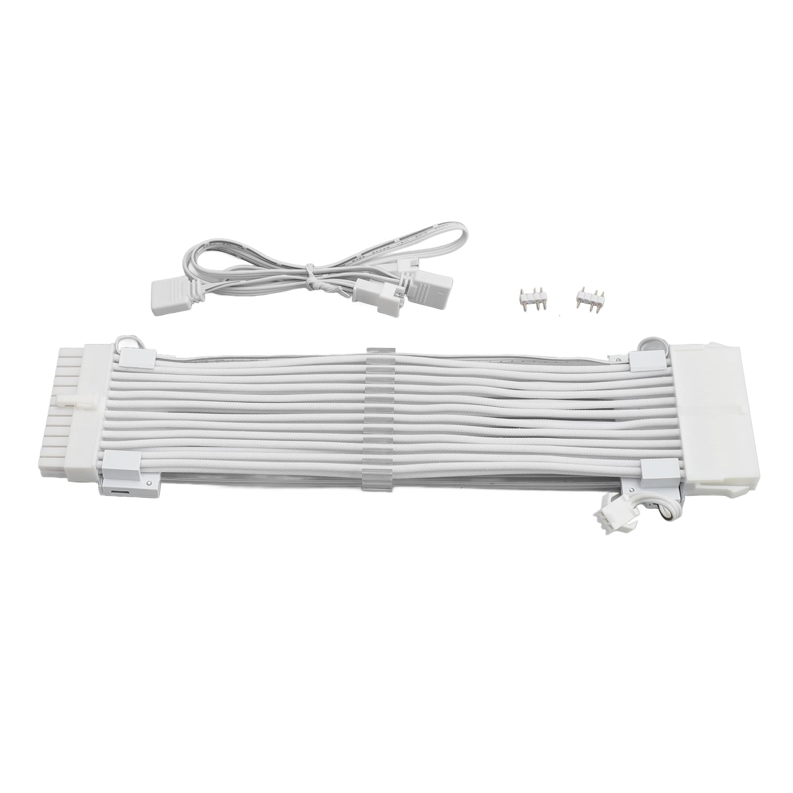Socobeta Câble D'extension ARGB 24P, Câble D'alimentation Flexible et Durable pour Projets de Bricolage, 245mm coloré