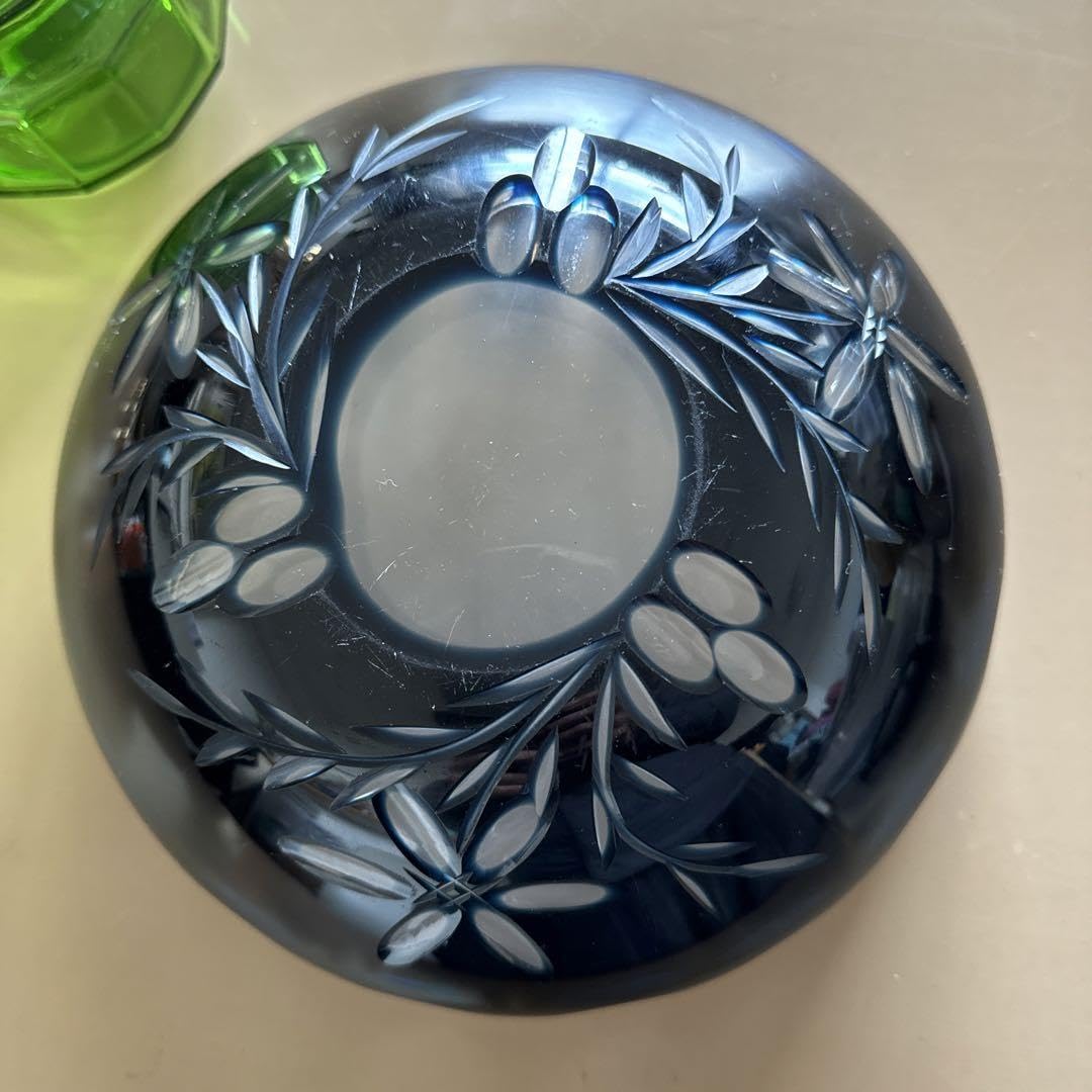 Amazon.co.jp: 薩摩切子 ガラス 大鉢 : DIY・工具・ガーデン