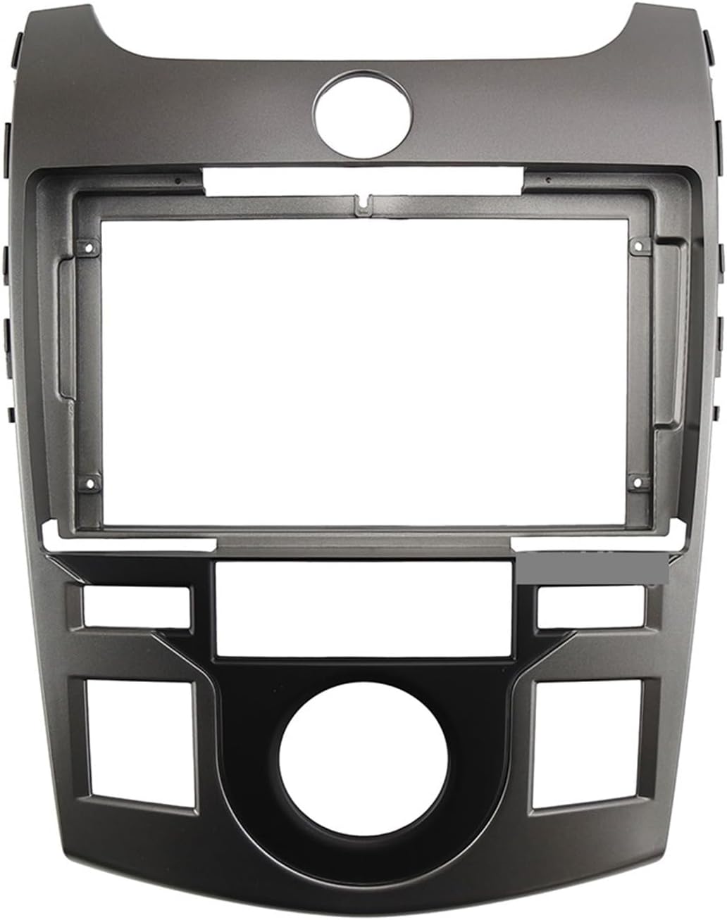 Car Interior、Radio Panel 9 Inch Car Fascia Radio Panel Fit for Kia Cerato Koup, Forte Koup 2009-2012 (Car A/C) Dash Kit Install Facia Bezel Plate Console Decoration,Radio Panel