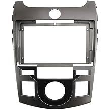 Car InteriorRadio Panel 9 Inch Car Fascia Radio Panel Fit for Kia Cerato Koup, Forte Koup 2009-2012 Car A/C Dash Kit Install Facia Bezel Plate Console Decoration,Radio Panel