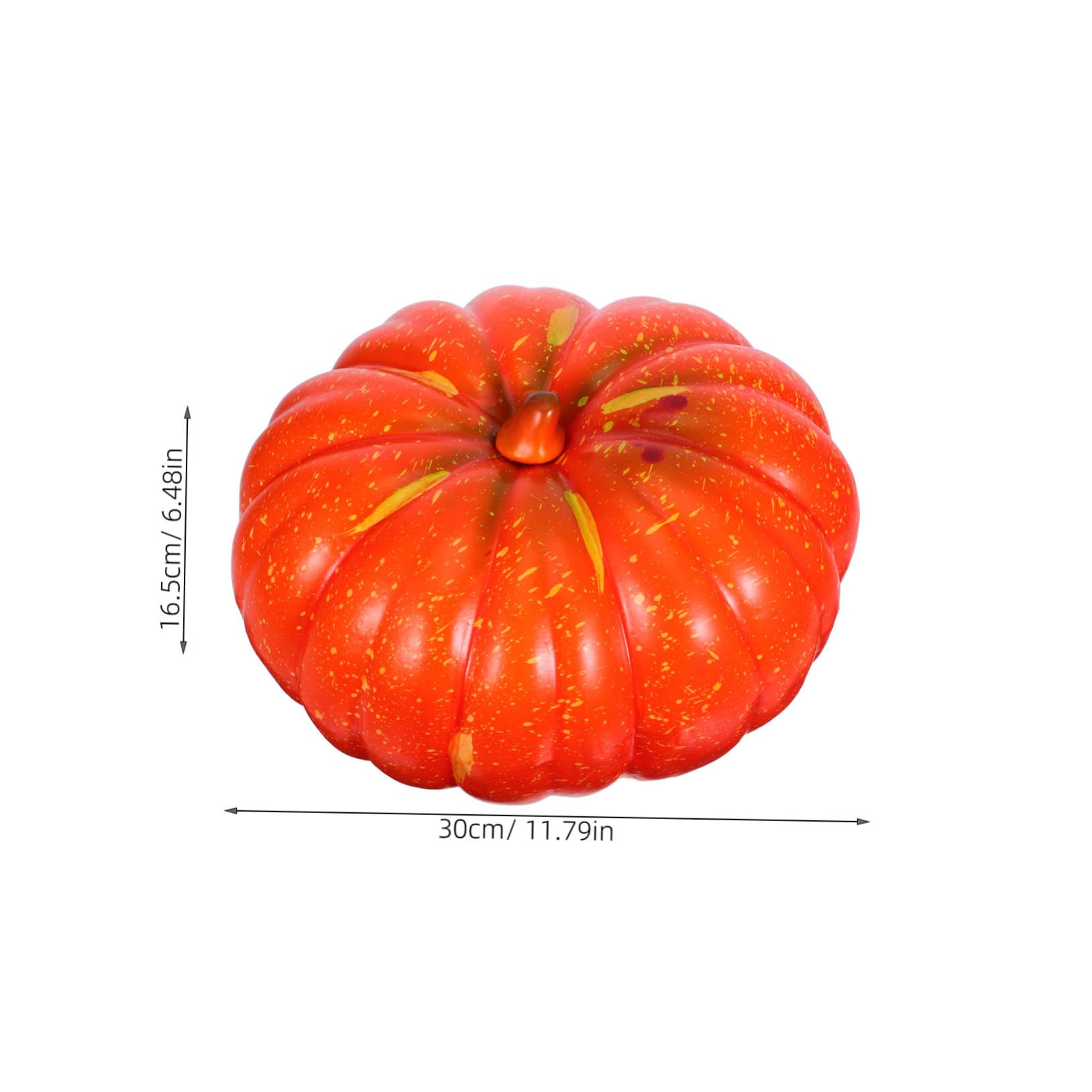 Ciieeo schiuma simulazione decorazioni del statuina arredamento della autunnale zucche artificiali per decorare raccogliere zucche artificiali Arancia