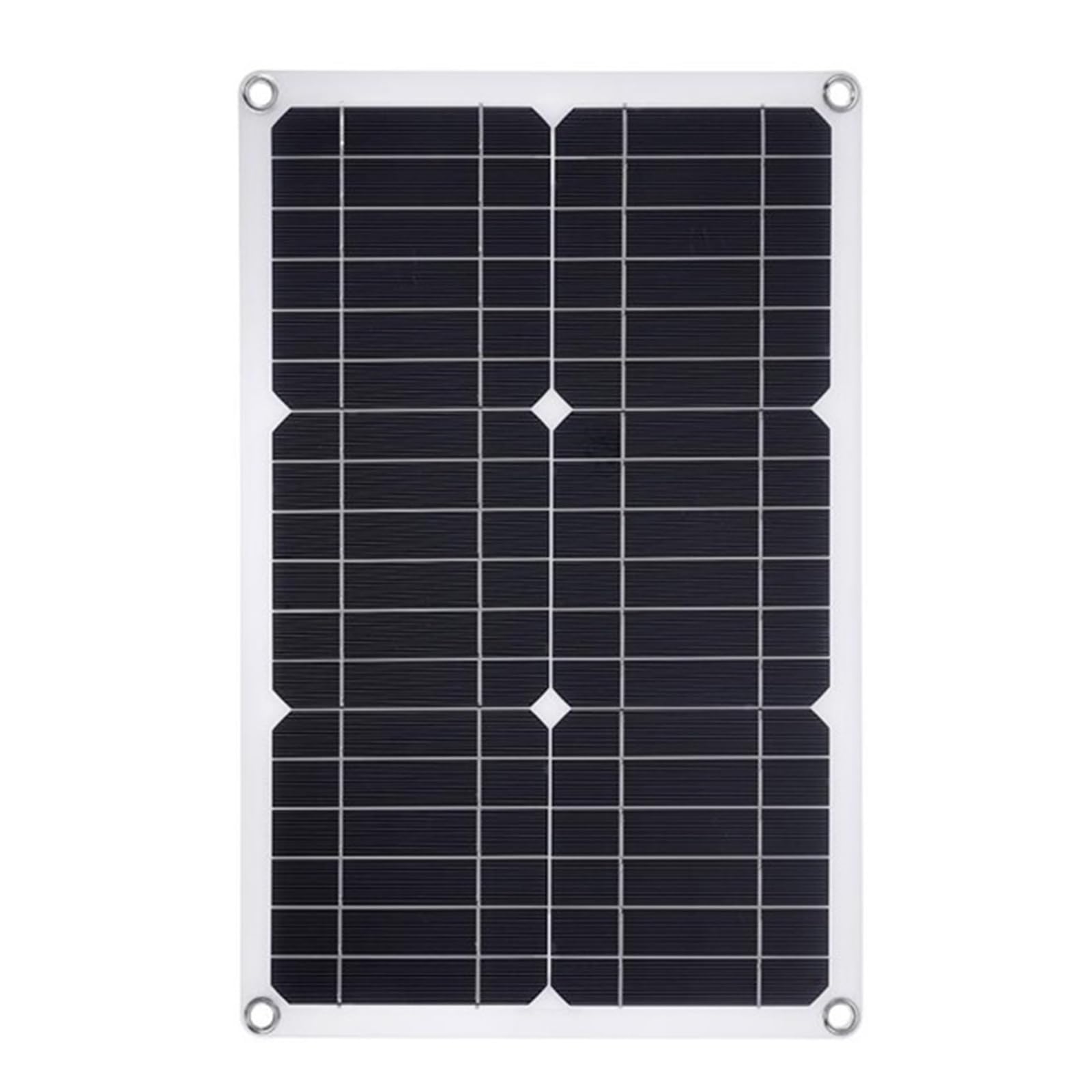 Kit de panneaux solaires monocristallins avec contrôleur de charge étanche et double port USB