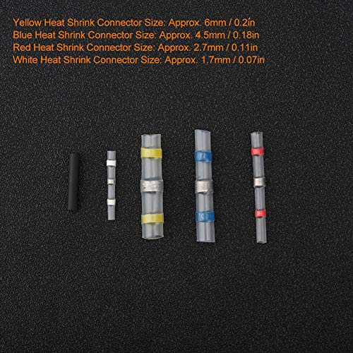 Garosa 800 PCs Kit de vedação de soldagem de manga de solda Terminais de interconexão Acessório indu