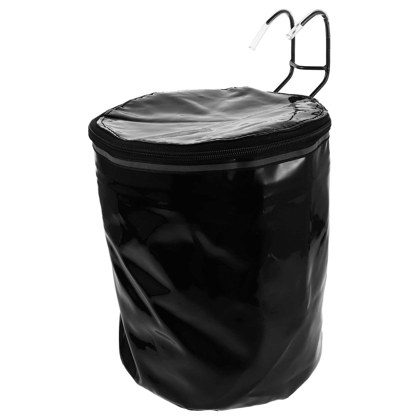 HEMOTON Cestino Anteriore Bici in Tela con Chiusura Doppia Zip e Strisce Riflettenti Borsa Staccabile per Scooter Elettrico capacità per Spesa Verdura e Trasporto Animali