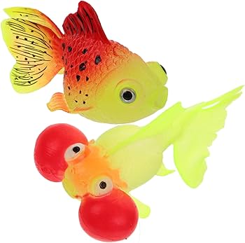 Amazon.co.jp: 4 個 人工金魚 浮いて動く金魚 シミュレーション魚