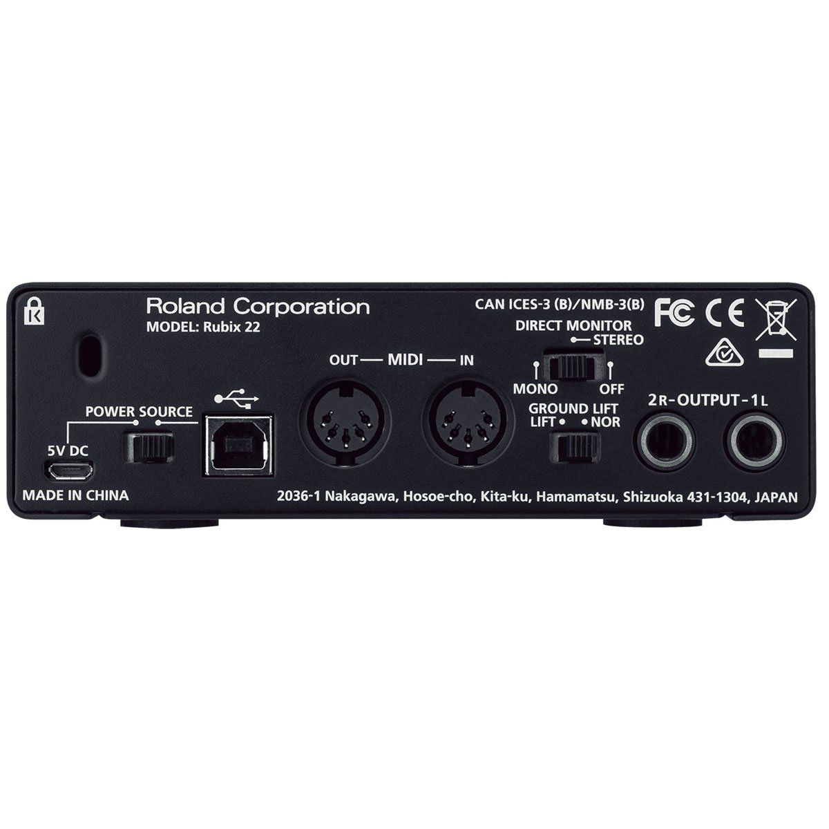 Roland Interfaz de audio USB Rubix22 + auriculares keepdrum