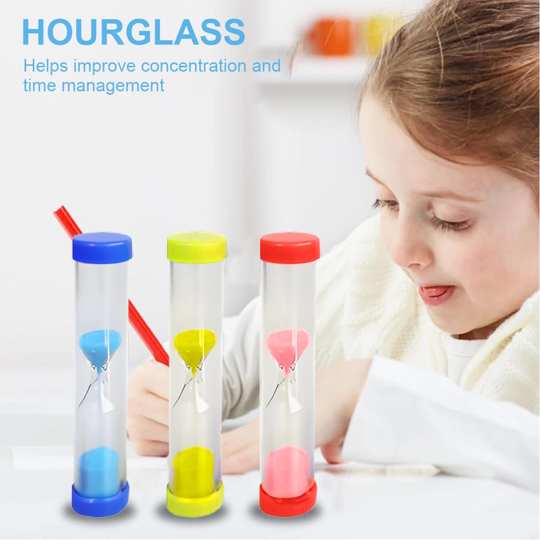 Set 6 Timer A Clessidra - 30s, 1min, 2min, 3min, 5min, 10min Per Cucina, Bambini E Ufficio - Foto 6