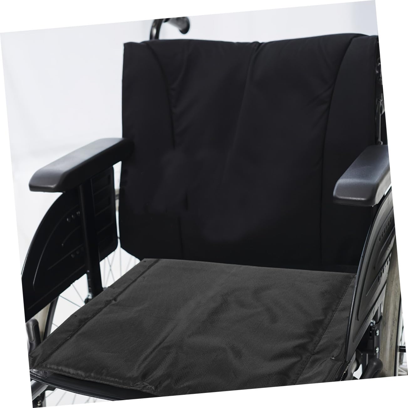 2 Piezas Cojín para Silla de Ruedas Acolchado Grueso de Tela Oxford Transpirable Antideslizante Repuesto Asiento para Mayor Comodidad y Estilo