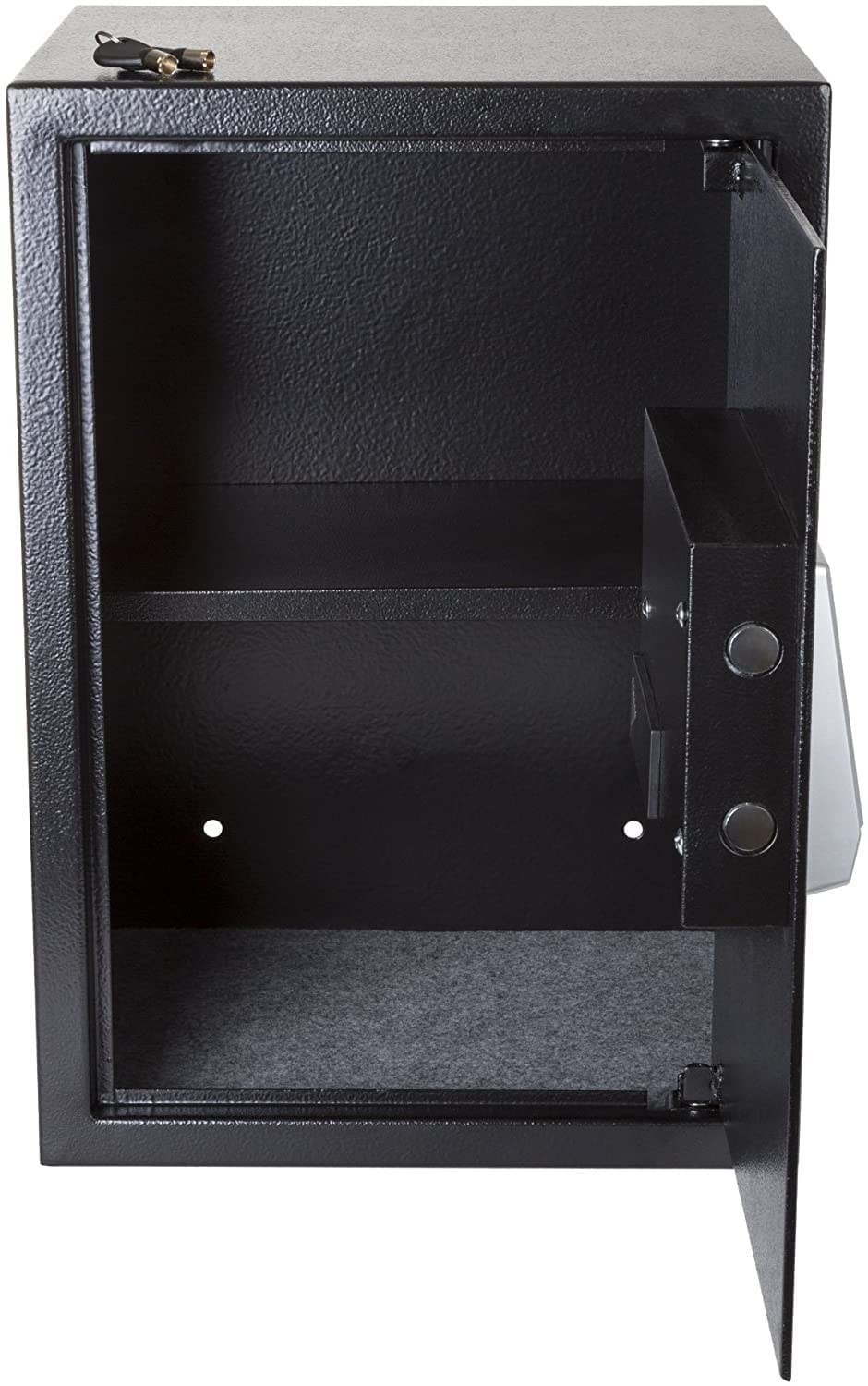 Caja Fuerte, Caja Fuerte Ignífuga E Impermeable, Caja Fuerte Al Safe-Electronic, Extragrande, De Acero, con Teclado, 2 Llaves De Anulación Manual - Protege Mis Joyas Y Pa,
