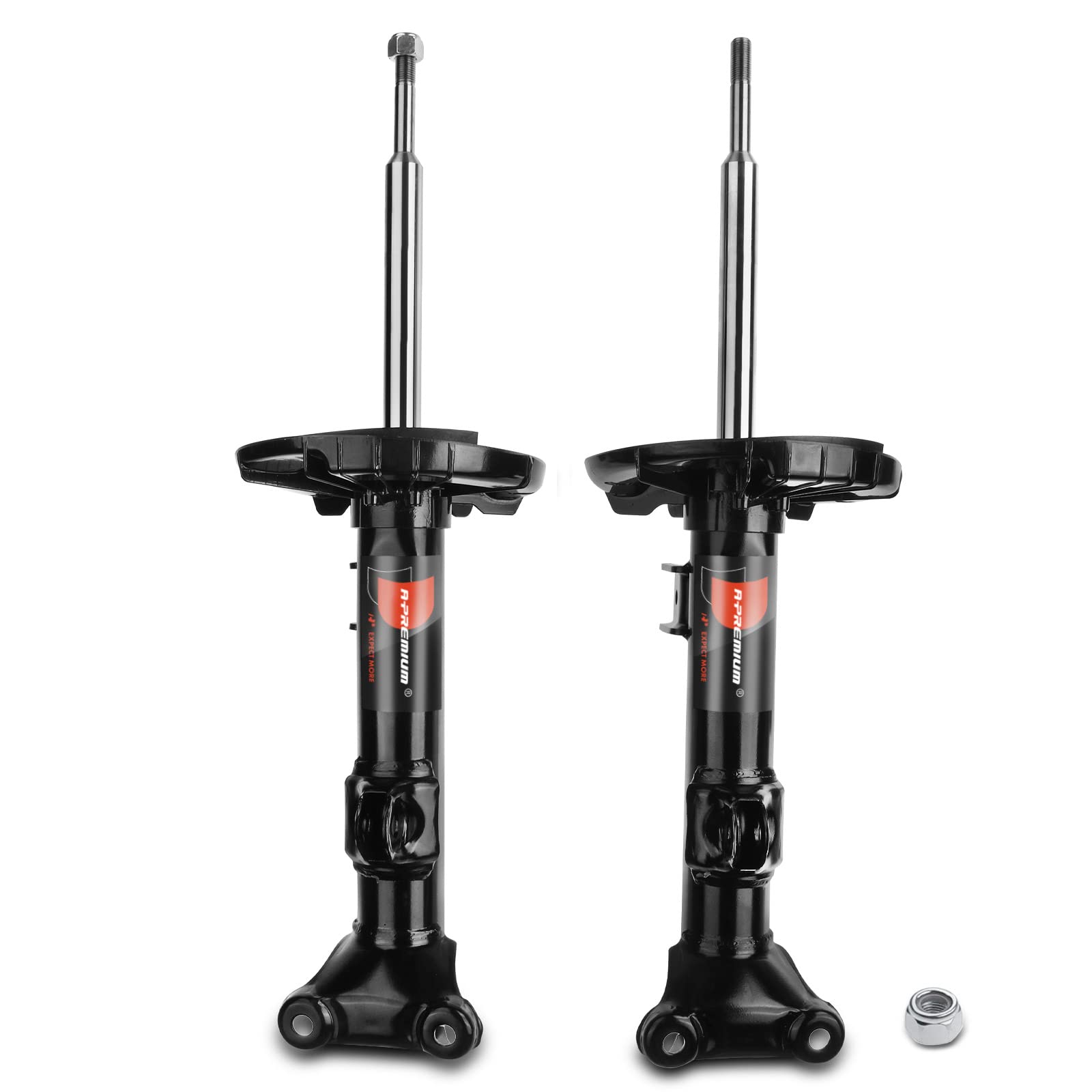 Frankberg 2x Presión del gas del amortiguador Eje Delantero Compatible con C-Klasse W203 CL203 S203 CLC-Klasse CL203 CLK A209 C209 2000-2011 Sustituir# 2033201330