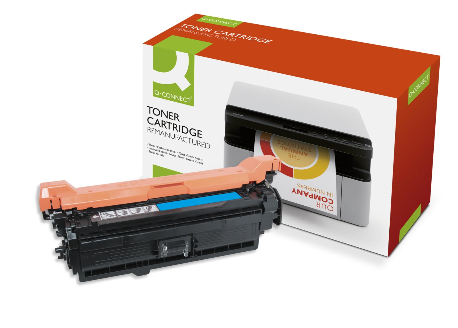 Q-Connect Compatible Toner Cartridge Cyan For HP CE401A CE401A-COMP