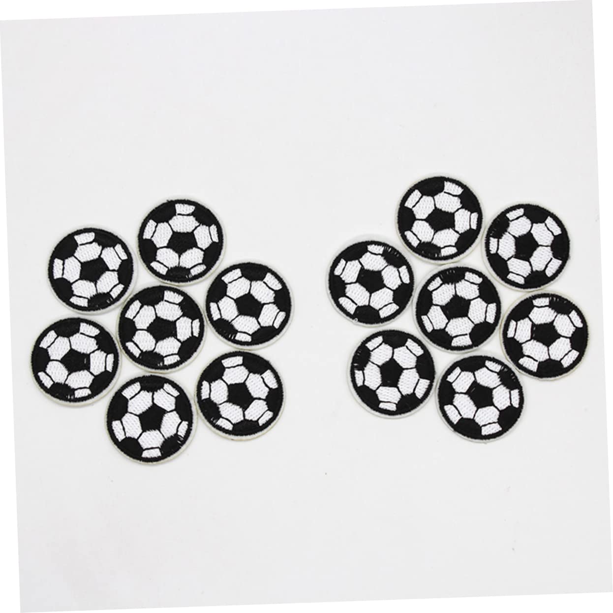 Toppe Ricamate da Calcio 10 Pezzi per Scarpe e Cappelli