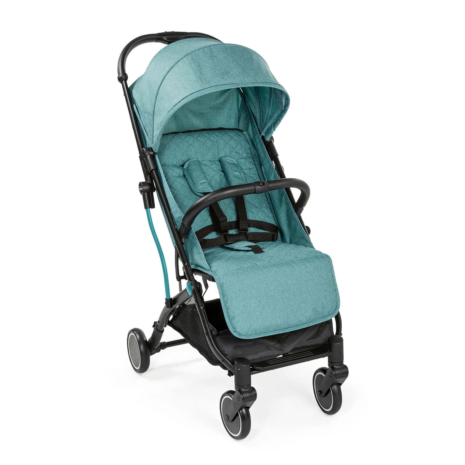 Chicco Trolley Me Passeggino Leggero da 0 Mesi a 15 kg, Passeggino Reclinabile e Pieghevole con Funzione Trolley, Chiusura Compatta, Parapioggia e Cappottina Estendibile, Portata Massima 18 kg