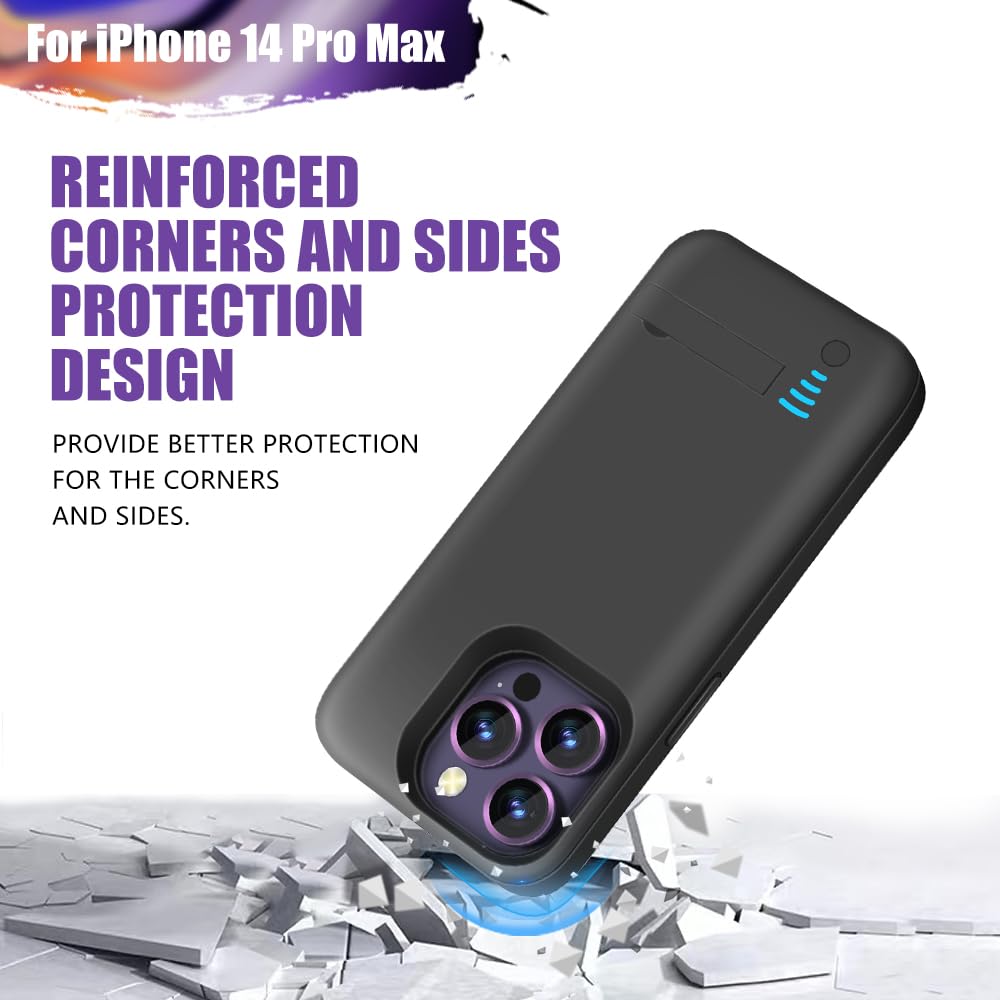 Amazon.com: Loytal Battery Case for iPhone 14 Pro Max, 6000mAh